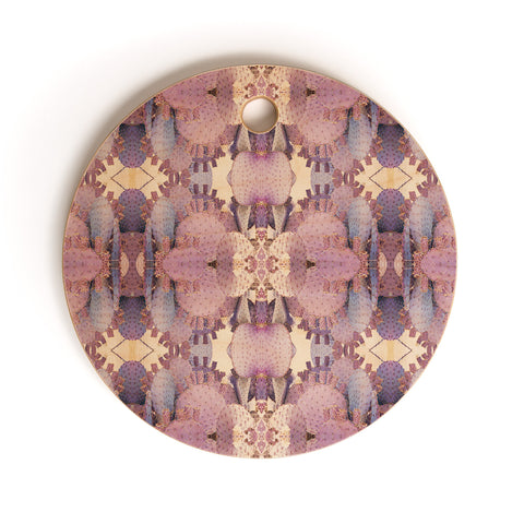 Catherine McDonald Boho Cactus Cutting Board Round