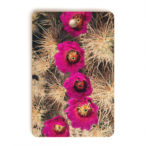 Catherine McDonald Cactus Flowers Cutting Board Rectangle