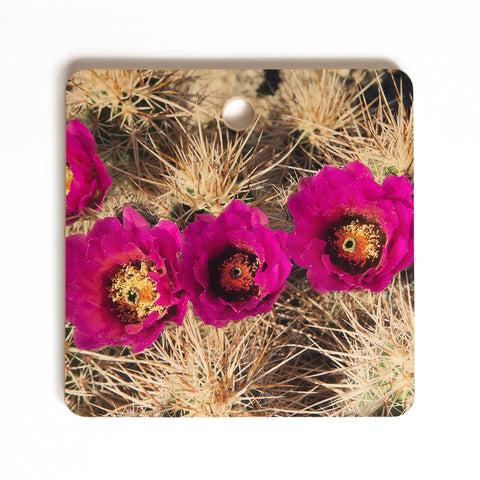 Catherine McDonald Cactus Flowers Cutting Board Square