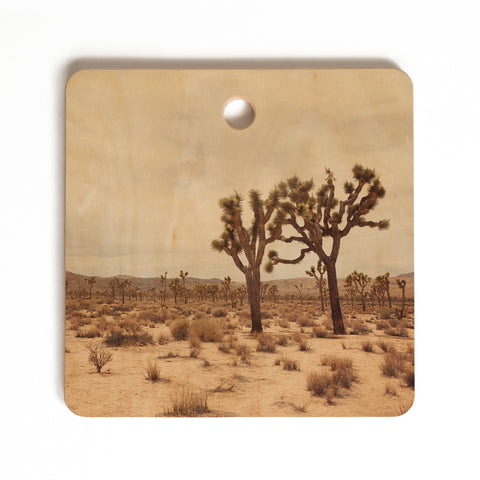 Catherine McDonald California Joshua Trees Cutting Board Square