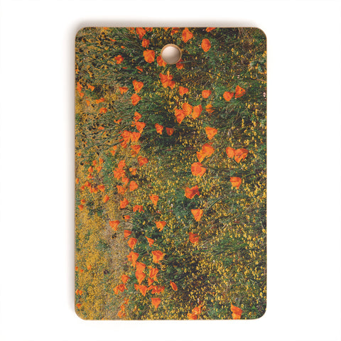 Catherine McDonald California Poppies Cutting Board Rectangle