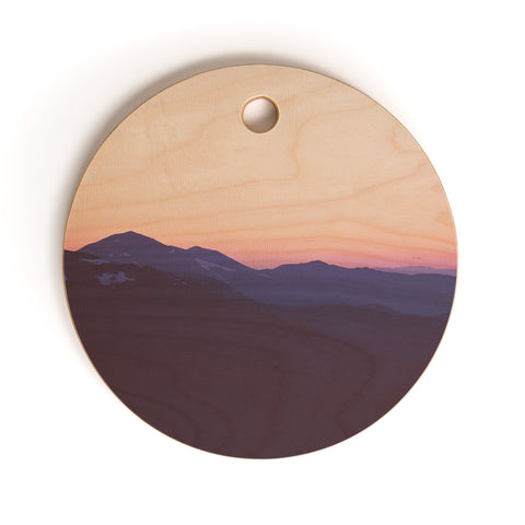 Catherine McDonald Colorado Sunset Cutting Board Round