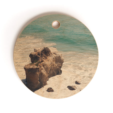 Catherine McDonald El Matador Beach Malibu Cutting Board Round