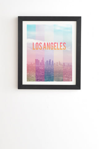 Catherine McDonald Los Angeles Black Framed Wall Art