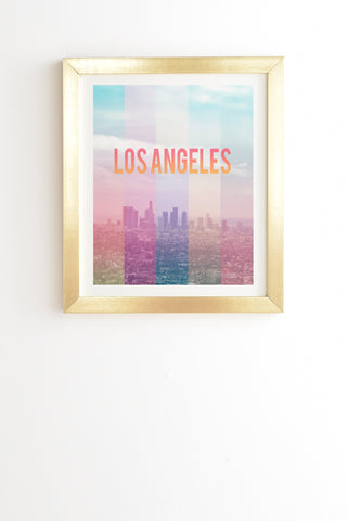 Catherine McDonald Los Angeles Gold Framed Wall Art