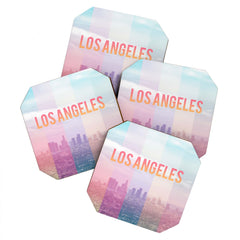 Catherine McDonald Los Angeles Coaster Set