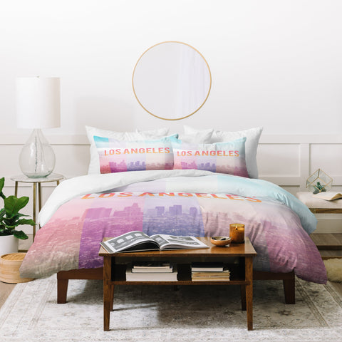 catherine mcdonald los angeles duvet cover Catherine McDonald Los Angeles Duvet Cover