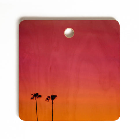 Catherine McDonald Los Angeles Sunset Cutting Board Square