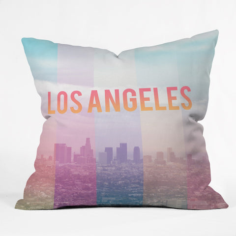 catherine mcdonald los angeles throw pillow Catherine McDonald Los Angeles Throw Pillow