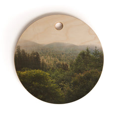 Catherine McDonald Northern California Redwood Forest Cutting Board Round