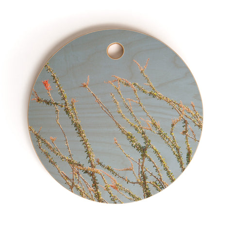 Catherine McDonald Ocotillo Blooms Cutting Board Round