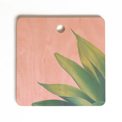 Catherine McDonald Pink Agave Cutting Board Square