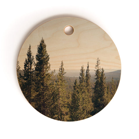 Catherine McDonald Summer in Wyoming Cutting Board Round