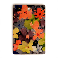 CayenaBlanca Abstract Flowers Cutting Board Rectangle