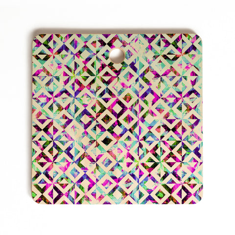 CayenaBlanca Artistic Tribal print Cutting Board Square