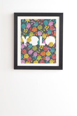 Jodi & Test Artist's Name YOLOTEST Black Framed Wall Art