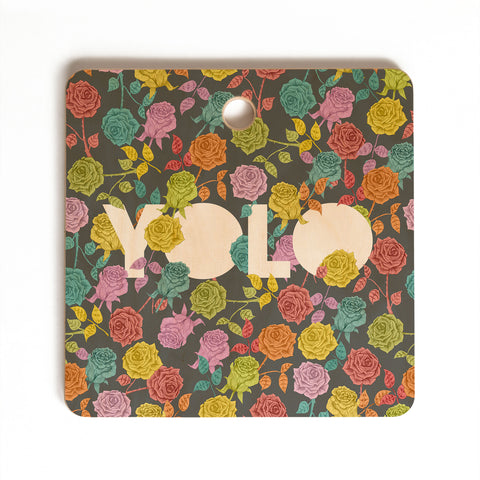 Jodi & Test Artist's Name YOLOTEST Cutting Board Square