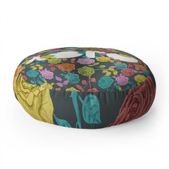 Jodi & Test Artist's Name YOLOTEST Floor Pillow Round