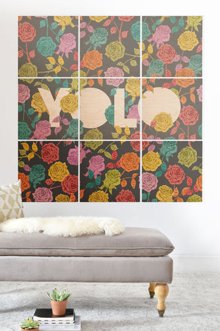 Jodi & Test Artist's Name YOLOTEST Wood Wall Mural